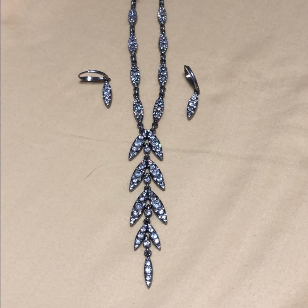 Lumiere convertible Y necklace + earrings
